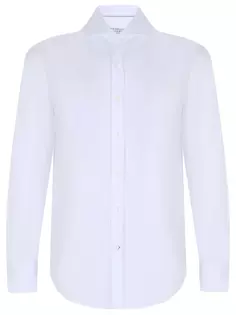 Рубашка Regular Fit хлопковая Brunello Cucinelli