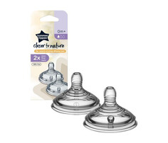 Соски Соска Tommee Tippee силиконовая Closer to nature медленный поток 0+ 2 шт.