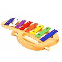 Музыкальные инструменты Музыкальный инструмент Flight Металлофон с ручкой (8 нот)