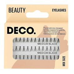 Пучки ресниц DECO. MIX SIZE черные 3 размера