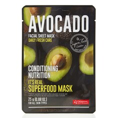 Маска для лица DERMAL SUPERFOOD с экстрактом авокадо 25 г
