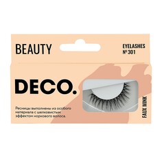 Накладные ресницы DECO. FAUX MINK с эффектом норки №301
