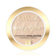 Хайлайтер для лица EVELINE FEEL THE GLOW тон 20 gold luminous