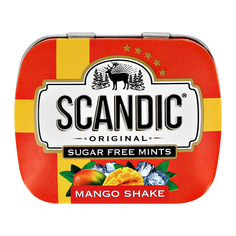 Освежающие драже SCANDIC ORIGINAL без сахара со вкусом манго 14 г