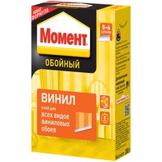 Клей для виниловых обоев, Момент, Винил, 200 г г, 5-6 рулонов, 3000886