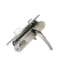 Замок врезной Абсолют, ЗВ4-70/07, БП-00013864, ручка в комплекте, цилиндровый, хром-лак Absolut