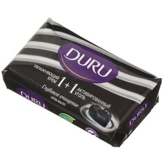 Крем-мыло Duru, 1+1 Активированный уголь, 80 г