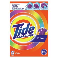 Стиральный порошок Tide, 0.45 кг, автомат, для цветного белья, Color