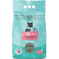 Наполнитель для лотка комкующийся, 5.3 л, CC-CAT