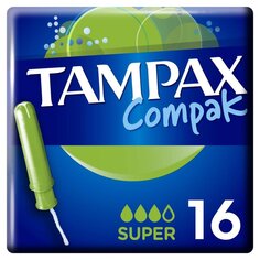 Тампоны Tampax, Compak Super, 16 шт, TM-83730736
