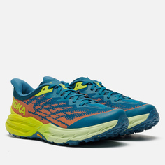 Мужские кроссовки Hoka One One Speedgoat 5 Wide, цвет голубой, размер 44 EU