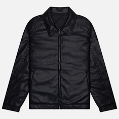 Мужская демисезонная куртка SOPHNET. Sustainable Leather Single Riders, цвет чёрный, размер L