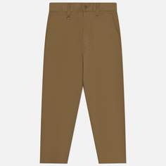 Мужские брюки SOPHNET. Stretch Chino Wide Cropped, цвет бежевый, размер XL