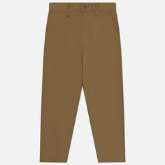 Мужские брюки SOPHNET. Stretch Chino Wide Cropped, цвет бежевый