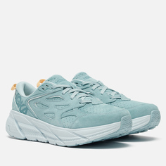 Мужские кроссовки Hoka One One Clifton L Suede, цвет голубой