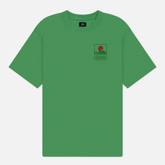 Мужская футболка Edwin Sunset On Mount Fuji, цвет зелёный, размер XL