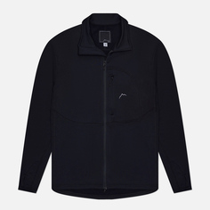 Мужская флисовая куртка CAYL Single Pocket Powergrid, цвет чёрный, размер S