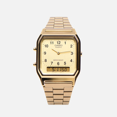 Наручные часы CASIO Vintage AQ-230GA-9B, цвет золотой
