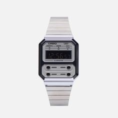 Наручные часы CASIO Vintage A100WE-7B, цвет серебряный