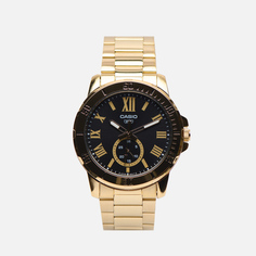 Наручные часы CASIO Collection MTP-VD200G-1B, цвет золотой