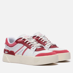 Женские кроссовки Lacoste L002 Evo Logo Tongue Leather, цвет красный
