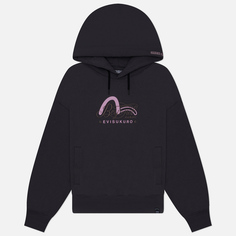 Женская толстовка Evisu Evisukuro Embroidered Seagull Hoodie, цвет серый, размер L