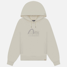 Женская толстовка Evisu Evisukuro Embroidered Seagull Hoodie, цвет белый