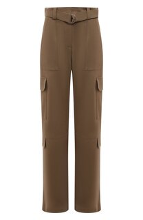 Брюки-карго из вискозы MSGM