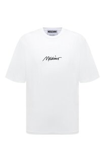 Хлопковая футболка Moschino