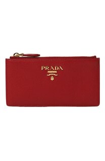 Кожаный футляр для кредитных карт Prada