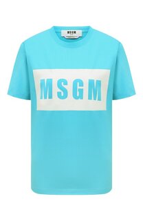 Хлопковая футболка MSGM