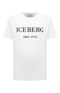 Хлопковая футболка Iceberg