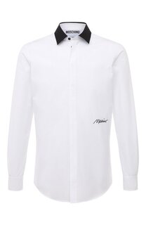Хлопковая рубашка Moschino