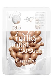 Тональный флюид для лица в капсулах Milky Boost Capsules рефил, оттенок 03.5 (30x0,2ml) Clarins