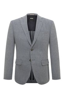 Пиджак из хлопка и шерсти BOSS