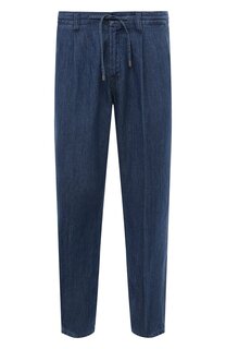 Брюки из хлопка и льна Stefano Ricci