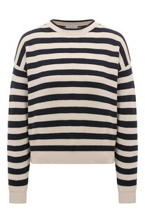 Хлопковый пуловер Brunello Cucinelli