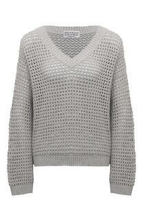 Хлопковый пуловер Brunello Cucinelli