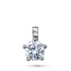 Подвеска из серебра э0612пд05220201_white ЭПЛ Даймонд