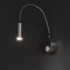 Светильник настенный светодиодный Uniel гибкий 3 Вт 6.5 см алюминий цвет серебро
