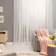 Тюль на ленте Inspire Softy 500х280 см цвет кремовый