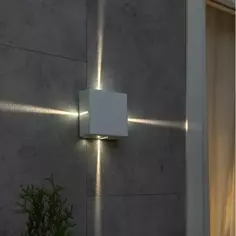 Светильник настенный уличный светодиодный влагозащищенный Duwi Nuovo 24272 7 IP54 теплый белый свет, цвет белый