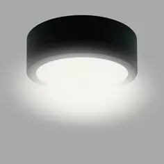 Светильник точечный светодиодный накладной CK80-6H 3 м² белый свет цвет сатинированный чёрный СВЕТКОМПЛЕКТ