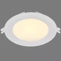 Светильник точечный светодиодный встраиваемый 1714 круг 12Вт нейтральный белый свет Без бренда