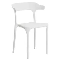 Стул Roero 48x74x46 см ножки пластик/белый сиденье полипропилен цвет белый Без бренда