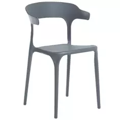 Стул Roero 48x74x46 см ножки пластик/серый сиденье полипропилен цвет серый Без бренда