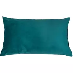 Подушка 30x50 см цвет темно-бирюзовый Emerald 1 Linen Way