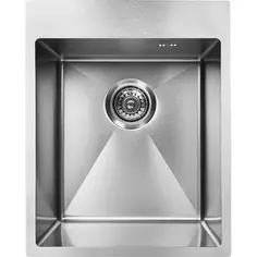Мойка для кухни врезная M1SI Delinia 40x50 см глубина чаши 19.1 см нержавеющая сталь цвет серебро