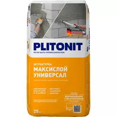 Штукатурка цементная Plitonit Максислой Универсал 25 кг