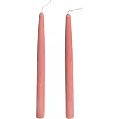 Набор свечей розовый 25.8 см 2 шт. Эвис